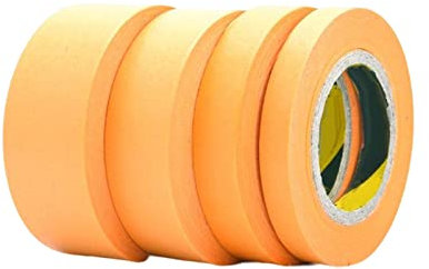 Folpus Malerband Modellbau Zubehör Professionelles Modell Klebeband Zum Zeichnen, 4 Rollen