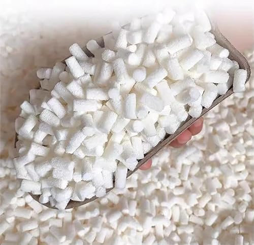 Geschredderter Schaumstoff mit hoher Dichte für Sitzsack und Hunde, hochdichte Schaumstofffüllung, hochwertige weiche zerkleinerte Memory-Schaum-Füllung (0,5 kg)