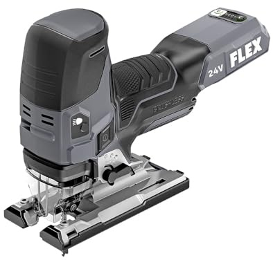 FLEX 24V Brushless Cordless Orbital Variable Speed Barrel Grip Jig Saw Tool Only, Battery and Charger Not Included - FX2221-Z