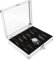 MOUMOUTEN 1 Stück Aluminium-Uhrenbox Mit 6/12 Gitterschlitzen – Uhrenvitrine, Uhrenhalter, Aluminium-Schmuck-Organizer, Uhren-Aufbewahrungsbox Zum Organisieren von Uhren Und Schmuck(12 Steckplätze)