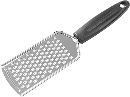 Käsereibe Silber aus Edelstahl, für Wurzelgemüse und Käse