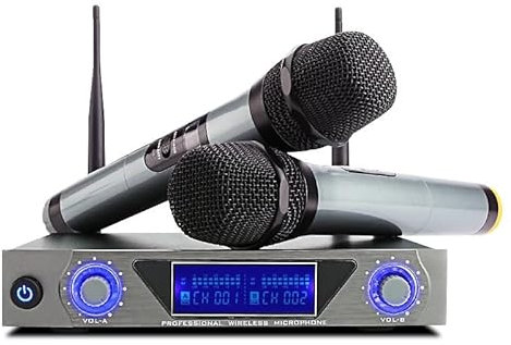 ELzEy Wireless Microphone, Handheld Professional Microphone, Conference, Church, Presentation, Party