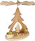 Ratags Massivholzpyramide oval 3 Rehe mit Krippe und Baum