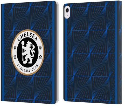 Head Case Designs Licenza Ufficiale Chelsea Football Club Away Kit 2023/24 Custodia Portafoglio in Pelle Compatibile con Apple iPad Air 13 2024