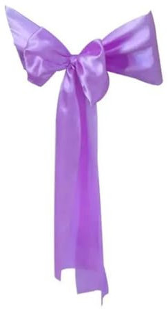 GZSLKSCD Nœud Papillon pour Dossier de Chaise en Fausse Soie, nœud Papillon pour Mariage, Banquet, Ruban, Housse de Chaise, nœud Papillon, Fournitures de fête - Vin Rouge (Rose Violet)