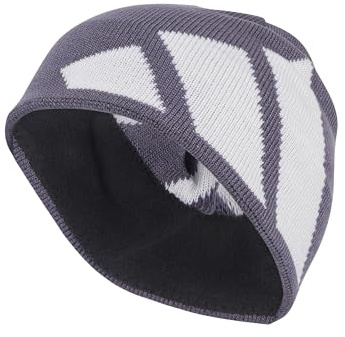 adidas Unisex - Adulto Big Logo Beanie Climawarm, preloved Violet/White, S