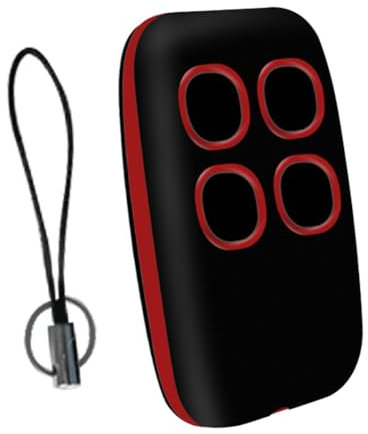 JANZU 250-913MHz Duplicador de Control Remoto de Garaje Copia Inalámbrica Multifrecuencia Control Remoto Abridor de Puerta Universal Rojo