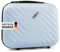 Xonic® Design Kosmetikkoffer aus ABS Hartschale – Robustes Beautycase als Handgepäck - Kosmetiktasche für Reisen – leicht & stabil (Pastell Eisblau)