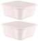 Best House | Plastic Washing up Bowl Basin | 3 Litres | Small Square | WHITE | 2 pcs | Multipurpose Bath Tub/Washing Tub for Kitchen, Bathroom, and Household Use (Pack of 2)