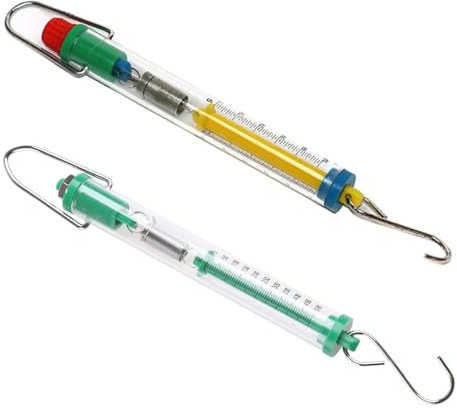 Strumento meccanico di esperimento di fisica del dinamometro della molla del tester della scala 5N della molla del misuratore della forza