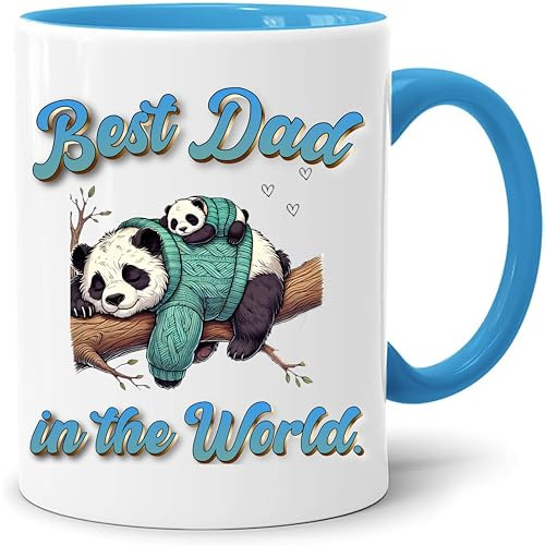 Tasse mit Aufschrift Best Dad von Kind, Papa-Bär, Vatertagsgeschenk, Teetasse, Geburtstags- beste Vatertagsgeschenke für Weihnachten, Vatertag