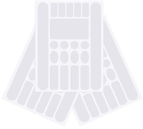 BOHUIZ 3 Stück Rahmenschutzfolie Fahrrad, Fahrrad-Schutzfolie Schutzfolie Fahrradrahmen Schutzfolie Aufkleber für Mountainbike etc