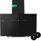 KKT KOLBE TRIO8025S - Cappa aspirante 80 cm, 782 cbm/h, cappe da parete senza testa, colore nero, vetro, controllo gestuale, funzionamento SensorTouch, illuminazione a LED