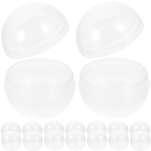 BESPORTBLE Automaten Kapseln - 50 Stück 4.5cm Plastikkugeln zum Befüllen von Weihnachtskugeln - Transparente Acryl-Bastelkugeln für Befüllbare Kaugummiautomat Kinderparty
