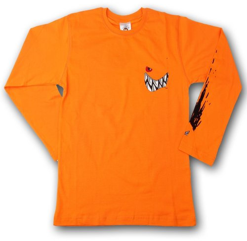 Wilde Kerle Longsleeve orange, Größe 164