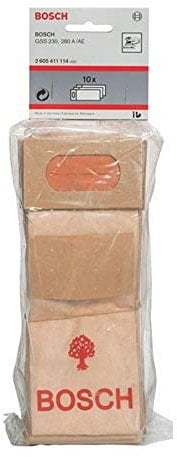 Bosch 2605411114 Dust Bag for Orbital Sanders - 10 piece