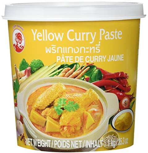 COCK Gelbe Currypaste milde Schärfe |Ideal für Currys & Suppen | 1x1kg