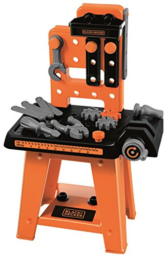 Jouets Ecoiffier – 2305 - Petit Établi Black And Decker pour enfants – Jeu de bricolage – 27 pièces – Dès 18 mois – Fabriqué en France