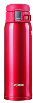 ZOJIRUSHI SM-SA48RW Stainless Steel Vacuum Insulated Mug Termos dosatore, Metallo, Rosso