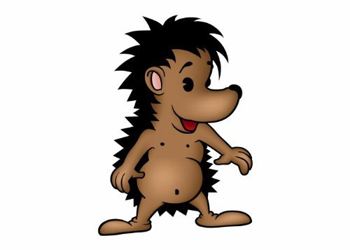 Wandtattooladen Wandsticker - Eddie der Igel Größe: 56x80cm