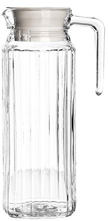 Get Goods 1 Litre Set Of 2 Fridge Jugs Clear With Lids
