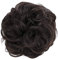 CAISHA Scrunchie Haarteil Haargummi Dutt Haarverdichtung Groß Emilia Gewellt Unordentlich DM15cm Braun G4E
