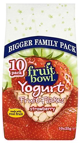 Fruit Bowl Fruit Flakes Strawberry with a Yogurt Coating (10x25g)