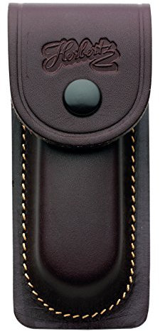 Herbertz Estuche de cuero cuchillo marrón gris M