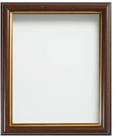 Frame Company Eldridge Range Mahogany Picture Photo Frame Holds 12x10 (30.5x25.4cm) Photo, Overall Frame Size 14.4x12.4 (36.5x31.4cm), Real Glass – Choice of Sizes