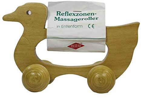 MASSAGEROLLER Holz 4 Rollen 1 St