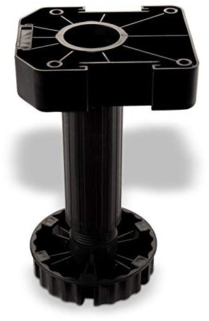 SO-TECH® Juego de 40 Zócalo Mueble Cocina Patas Plásticas Pies para Mueble Patas Regulables Alto 160 mm
