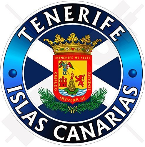 TENERIFFA INSEL, KANARISCHE INSELN Spanien, ISLAS CANARIAS Spanisch 100mm Auto & Motorrad Aufkleber, Vinyl Sticker