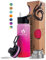 hydro2go Stainless Steel Water Bottle – BPA-Free Bottle for Kids, School, Sports & Outdoor – Keeps Drinks Hot for up to 12H and Cold for up to 24H – Includes 3 Drinking Caps – 530ml(Bloom)