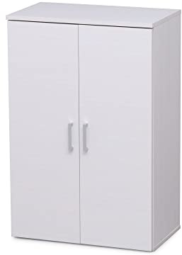 Iris Ohyama, Möbel, Regal, Schrank, Schuhorganizer, 6 Compartments, Modular, Kann 18 Paar enthalten, Flur, Schlafzimmer, Wohnzimmer, Büro - Shoe cabinet SR-6035 - Eiche weiß