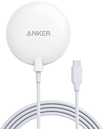 Anker Wireless Charger, Magnetic Pad with 5 ft Built-In USB-C cable, 313 (Pad) Only for iPhone 13/13 Pro / 13 Pro Max / 13 mini/iPhone 12/12 Pro / 12 mini (No AC Adapter)