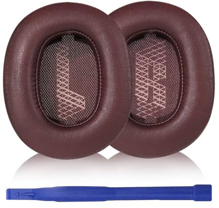 Aiivioll Ersatz Ohrpolster Kompatibel mit JBL LIVE 500BT Wireless Over-Ear-Kopfhörern Ohrpolster Headset Ohrpolster Protein PU-Leder-Ohrpolster Reparaturteile(Rot)