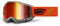 100% Accuri 2 Schrute Radbrille, Grau/Orange, verspiegelte Gläser Orange