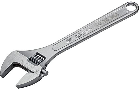Faithfull FAIAS250MC Adjustable Chrome Spanner 250mm (10in) - 30mm Jaw Capacity