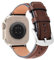 Wristitani kompatibel mit Apple Watch Lederarmband 49mm 45mm 41mm 44mm 40mm 42mm 38mm Vintage Ersatzarmband für iWatch Ultra/9/8/7/6/SE/5/4/3/2/1 Premium Echte Original Uhrenarmband für Herren Damen