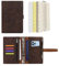 Wonderpool Diari Pelle 6 Raccoglitore ad Anelli Organizer per Cartelle con Carta Punteggiata, Quaderno per Scrivere Ricaricabile e Copertina Multitasche per Viaggi di Lavoro e Studio (A6, Caffè)