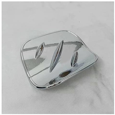 Generic Tankdeckel Auto Chrom Gastank Ölabdeckung Tankdeckel Abdeckung Aufkleber Fall Für CHR CH-R C-HR 2016-2020 Zubehör (Farbe : Silber)