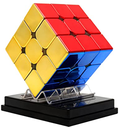 HELLOCUBE Cyclone Boys 3x3 Speed Cube Magnetic Reflective Mirror,Stickerless Magic Cube