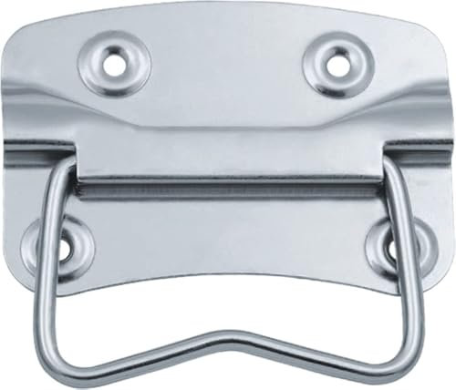 ingdaum® Fallgriff für Kisten (2 Stück) Kistengriff, Klappgriff für Kisten und Schränke (J202 A2)