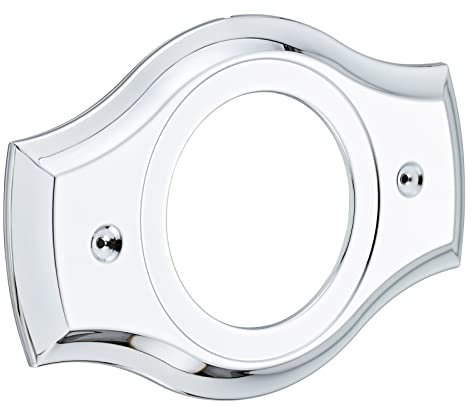 Renovation Shower Cover Plate for 2-Handle or 3-Handle to 1-Handle Shower Updates, Chrome