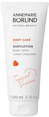 ANNEMARIE BÖRLIND BODY CARE Bodylotion TROPICAL SUMMER (200 ml) - für ein Samtiges Hautgefühl. Strafft die Haut Tropisch Fruchtig Frischer Duft - Vegan