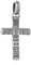 NKlaus 31mm Maori Kreuz 925 Sterling Silber polynesische Kettenanhänger teil oxidiert 14029