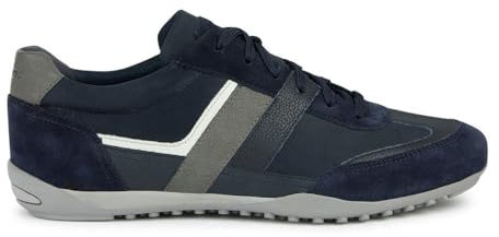 Geox Zapatillas U Wells A para Hombre, Azul Marino, 42 EU