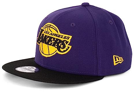 New Era Kids Caps - Kinder Kappe - Baseball Cap - 9FIFTY Snapback - NFL - MLB - NBA (Los Angeles Lakers lila Black)