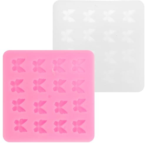 2 StüCk Schmetterling Silikonformen Vielseitige Silikon-GießFormen FüR Fondant, Schokolade Und Kerzen, Flexibel Und Antihaft, Ideal FüR Diy Backprojekte