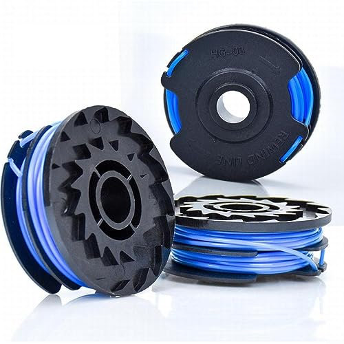 QOXEZY Ersatzfaden Fadenspule Rasentrimmer Spulen Ersatzfadenspule Für WOLF GT840 GT850 GT-F10,3 Stück